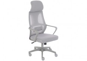 Cadeira-Presidente-giratória-telada-BLM-395 P-Cinza-Blume-Office(1)